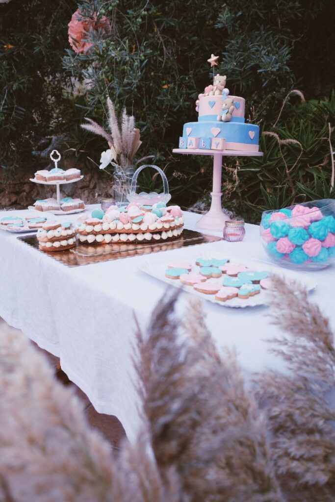 allestimenti baby shower sostenibile