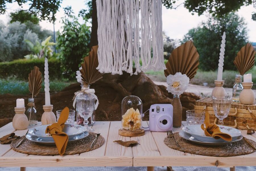 luxury picnic allestimento