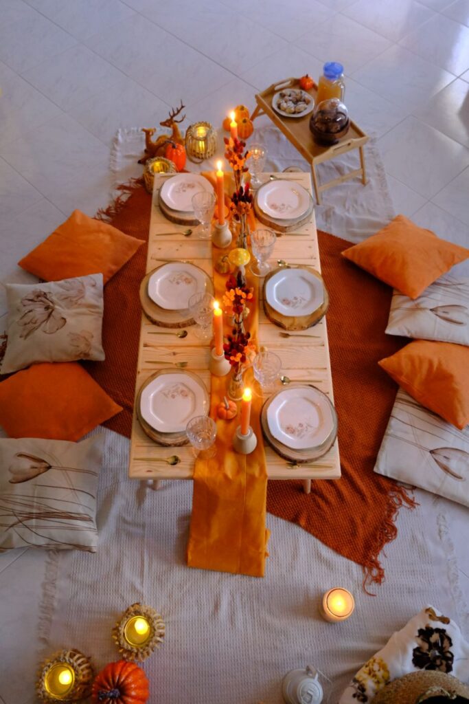 luxury picnic autunnale