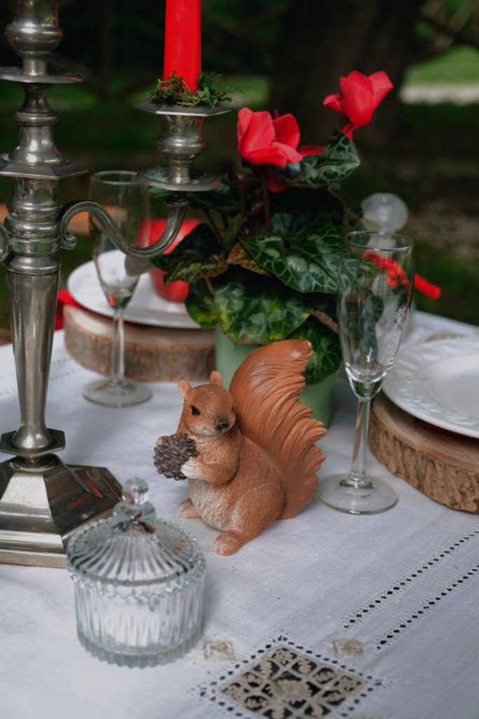 allestimento luxury picnic a tema Biancaneve